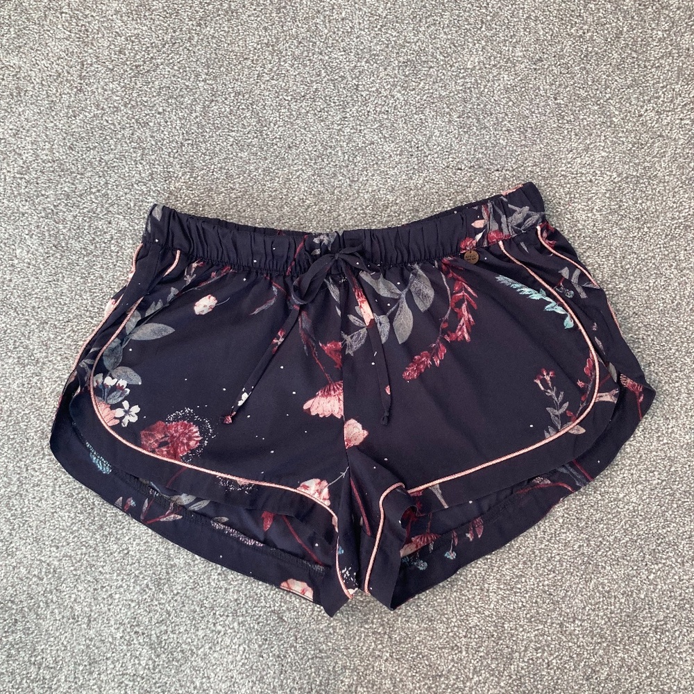 Midnight Bakery Lightweight Poly Satin Sleep Shorts Size: S